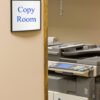 Curved Adhesive Wall Sign Holder, Snap-Out Lens