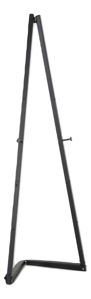 Display Easel for Floor with Bifold Design, 5 Height Settings - Black