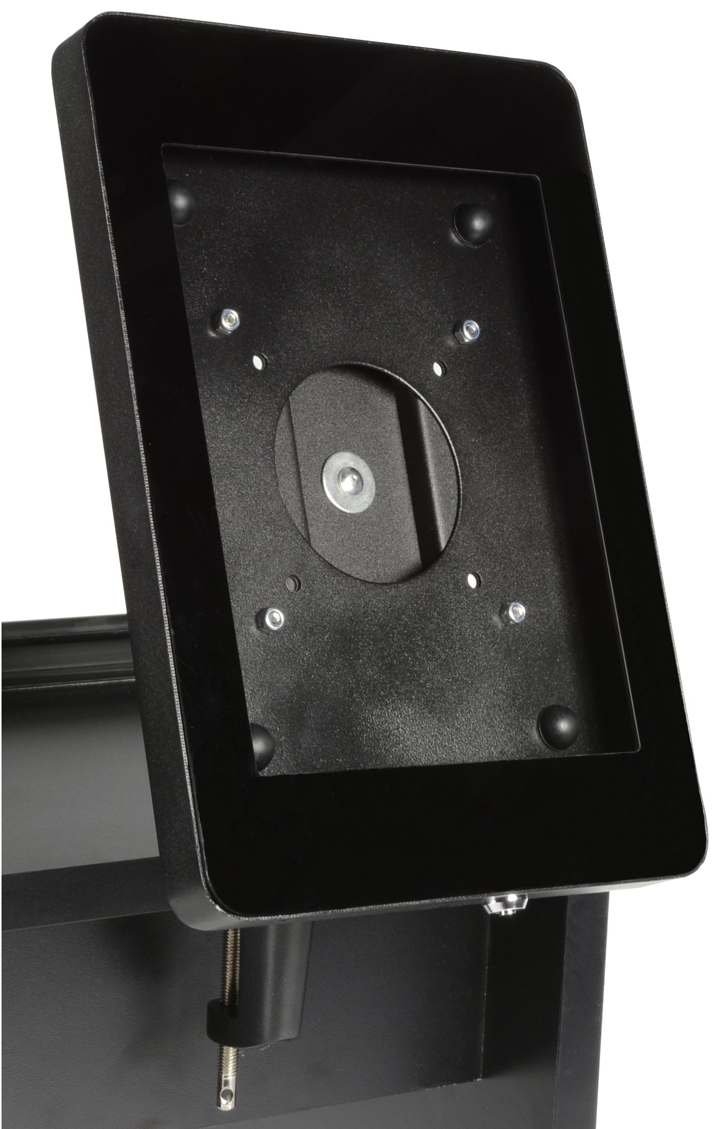 iPad Desk Clamp w/ Locking Enclosure, Clamp, Adjustable Bracket