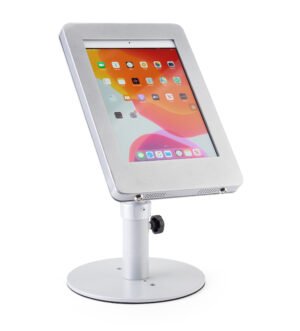Navigator Series iPad Counter Stand, Hidden Home Button - Black or Silver