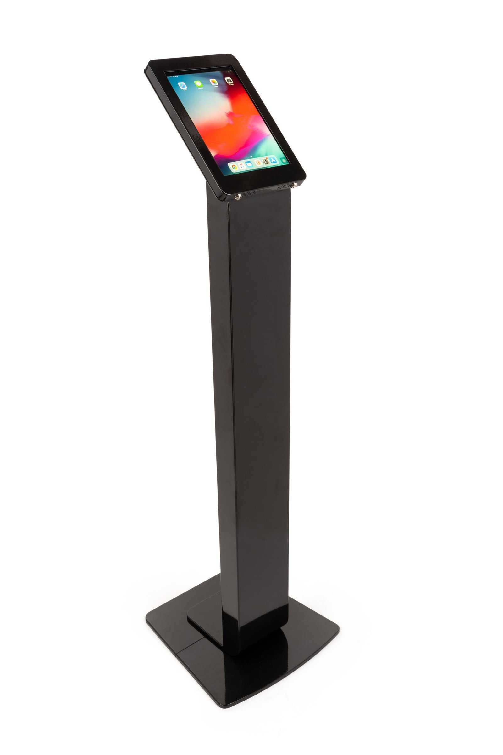 Navigator Series iPad Pro Floor Stand u0026 Enclosure w/ Lock u0026 Power Supply