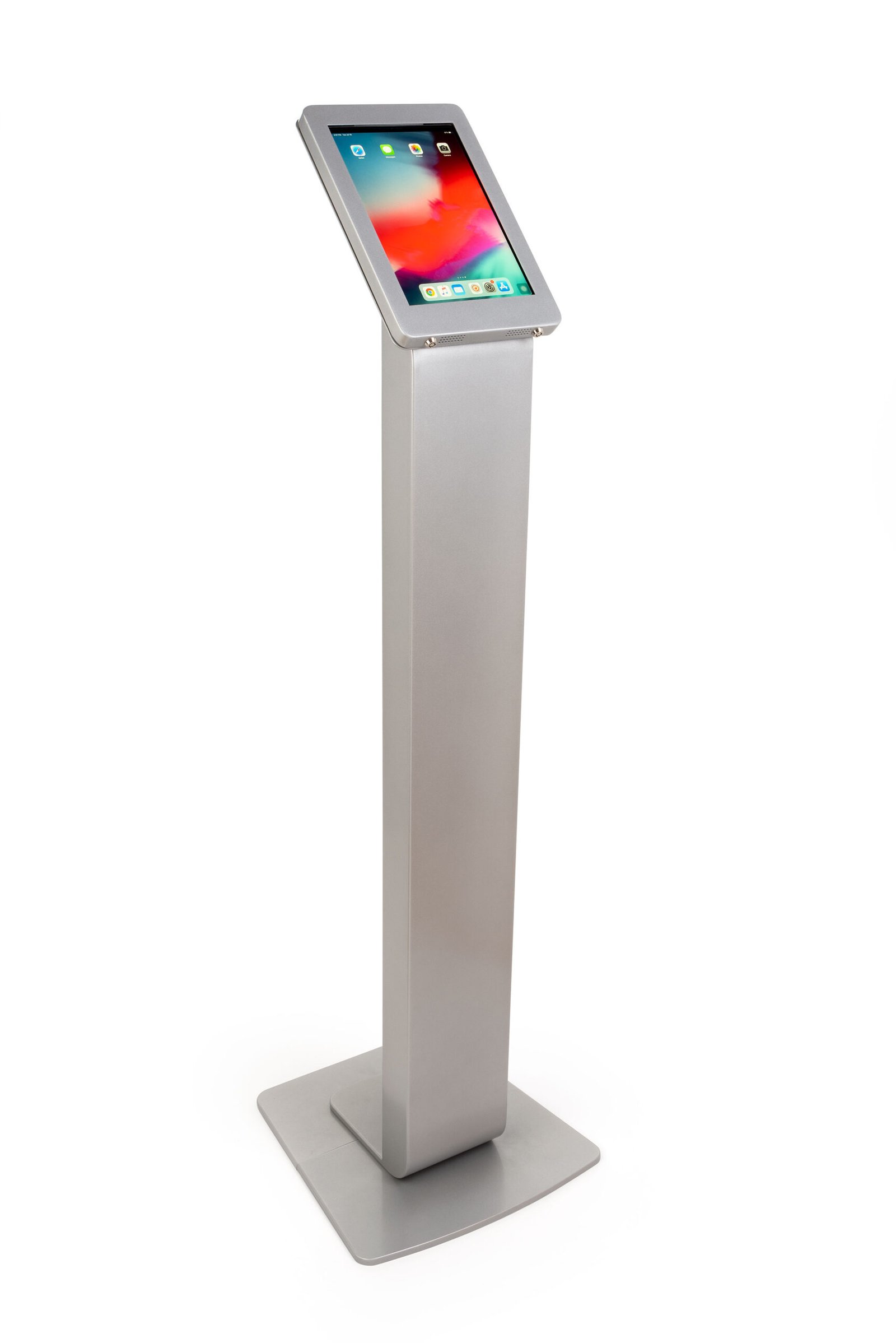 Navigator Series iPad Pro Floor Stand u0026 Enclosure w/ Lock u0026 Power Supply
