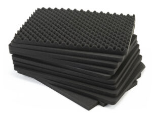 Pick and Pluck Cubed Foam Insert Sheets, Replacement for JTCS2519BK Case - Charcoal