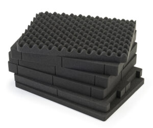 Pick and Pluck Cubed Foam Insert Sheets, Replacement for JTCS2519BK Case - Charcoal