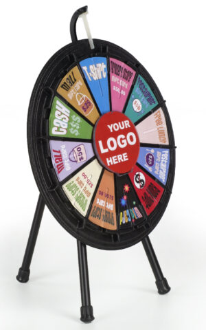 Prize Wheel with Printable Templates, Countertop, Mini