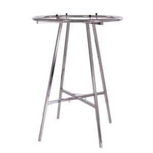 Round Clothing Rack Display with Round Tubing, Collapsible