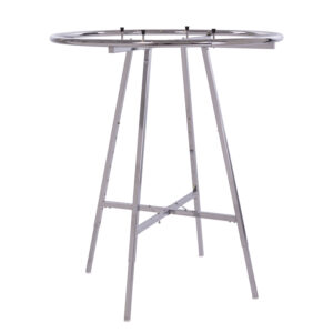 Round Clothing Rack Display with Round Tubing, Collapsible