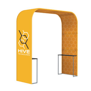 Square Arch Booth Graphics