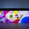 Stretch Table Cover, LED Ladder Lights, Folding Table Included – Custom Graphics