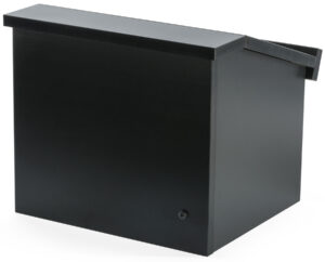 Tabletop Portable Podium with a Folding Design, Melamine – Black