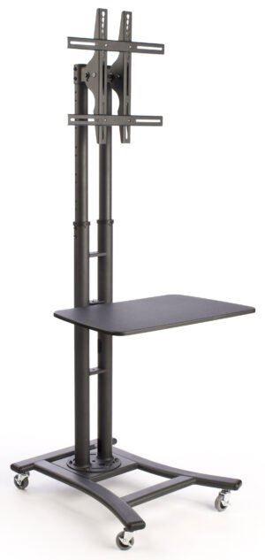 TV Stand w/ Shelf, Fits Monitors 32