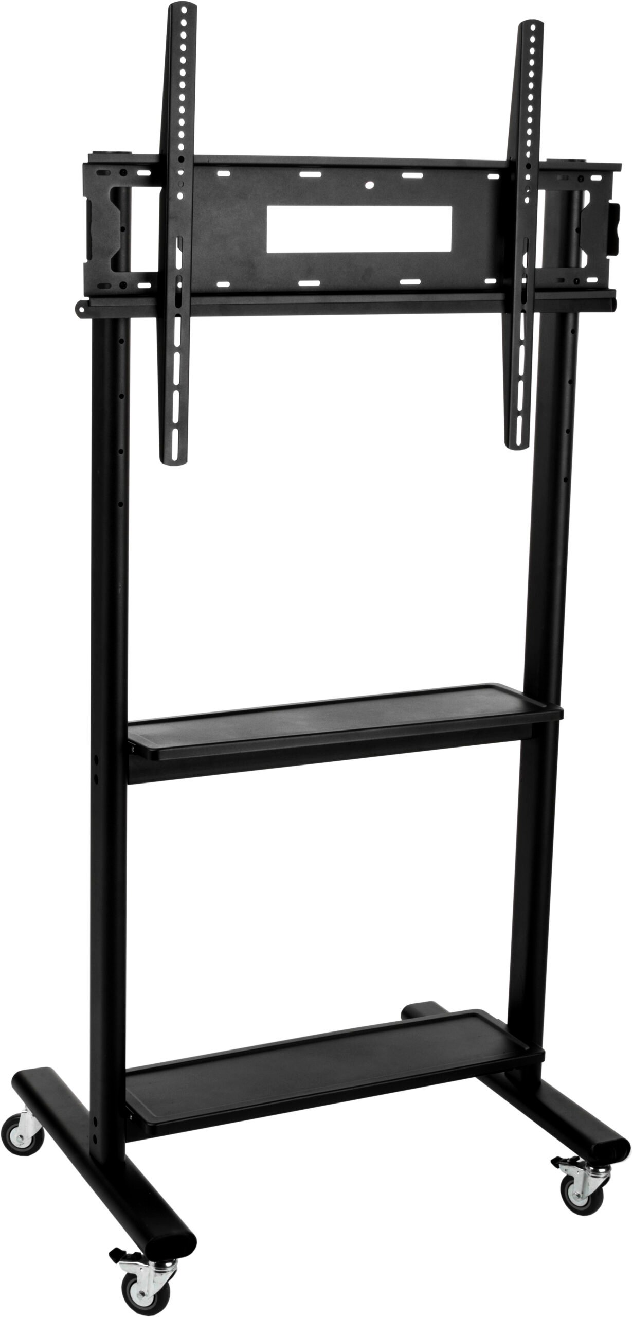 TV Stand with Wheels, Fits Monitors 32-80
