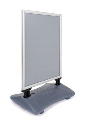 Weighted Sidewalk Sign Stand, Double Sided, Fillable Base