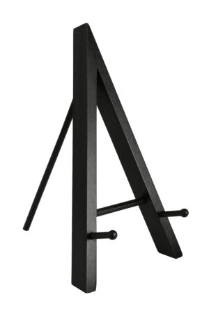 Wood Tabletop Easel, Standard Tripod Design, 5.25 x 9.375 - Black