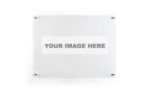Write-On Board, Wall Mount, Dry Erase, Custom Printing, Acrylic - Multiple Sizes