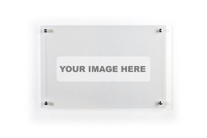 Write-On Board, Wall Mount, Dry Erase, Custom Printing, Acrylic - Multiple Sizes