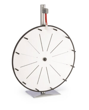 Write-on Prize Wheel with 12 Slots, Countertop - White