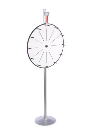 Write-on Prize Wheel with 12 Slots, Countertop - White