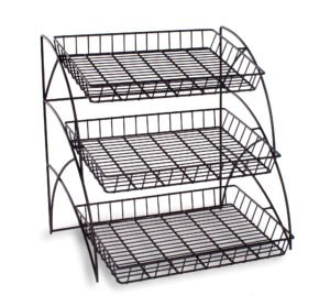 3-Tiered Wire Rack Display, Tabletop, 18