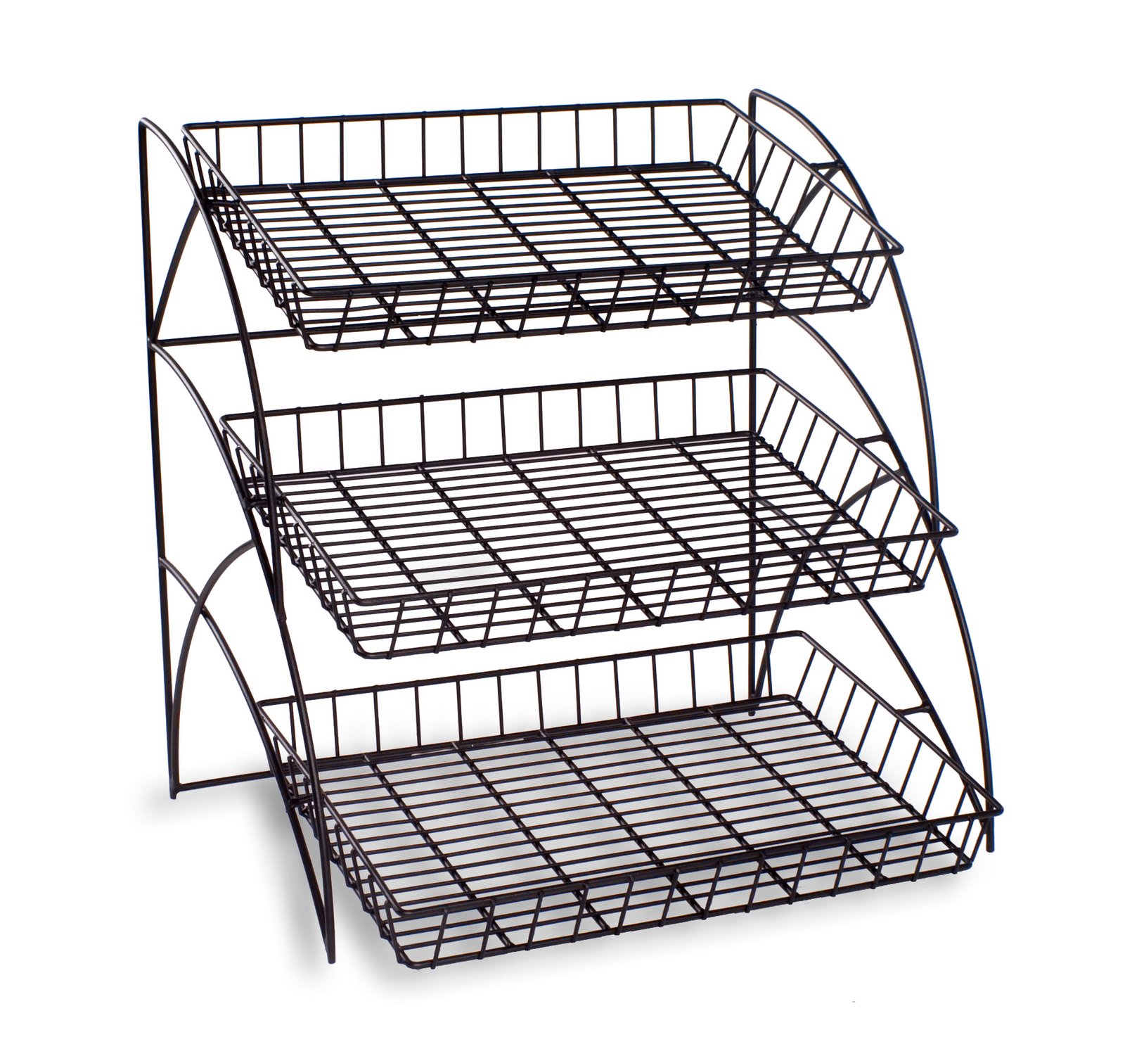 3-Tiered Wire Rack Display, Tabletop, 18