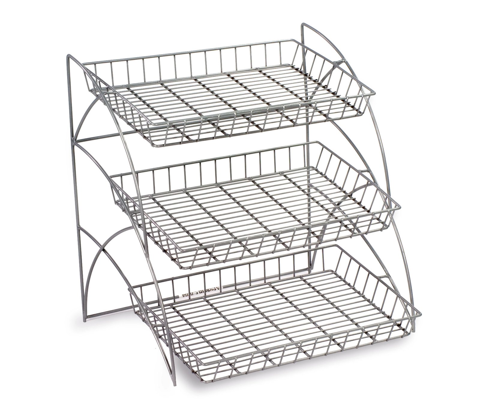 3-Tiered Wire Rack Display, Tabletop, 18