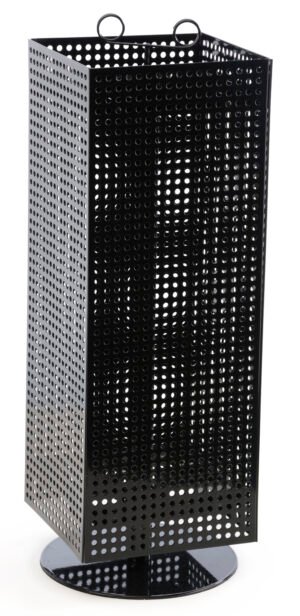 Counter Pegboard Spinner Rack, Magnetic– Black