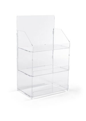 Countertop Acrylic Display, 3 Tiers - Clear