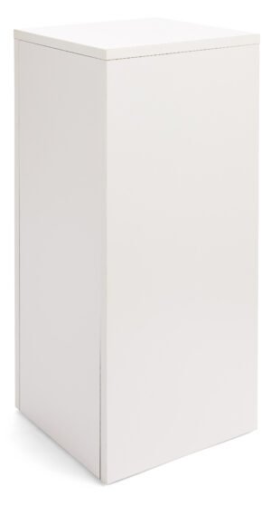 Floor Standing Pedestal, Square Top, Melamine - Multiple Colors