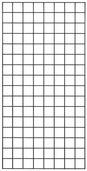 Gridwall Panel Display with Metal Wire and Glossy Finish in Set of 3