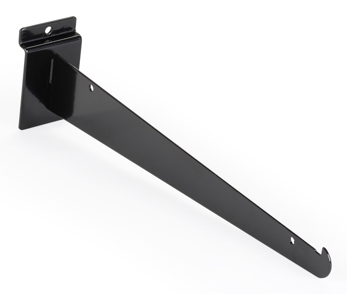 12” Metal Slatwall Knife Bracket for Shelf, Set of 2