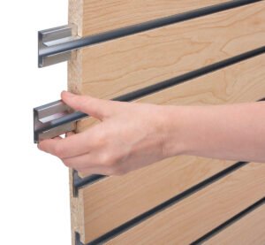 48 x 24 Slatwall Panel for Wall, Set of 2, Readysert™ Channels - Cherry