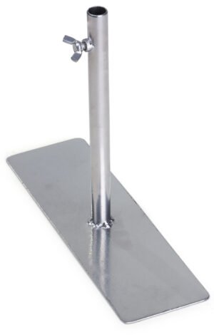 Art Display Grid Base with 1 Leg Support, Rectangular - Black