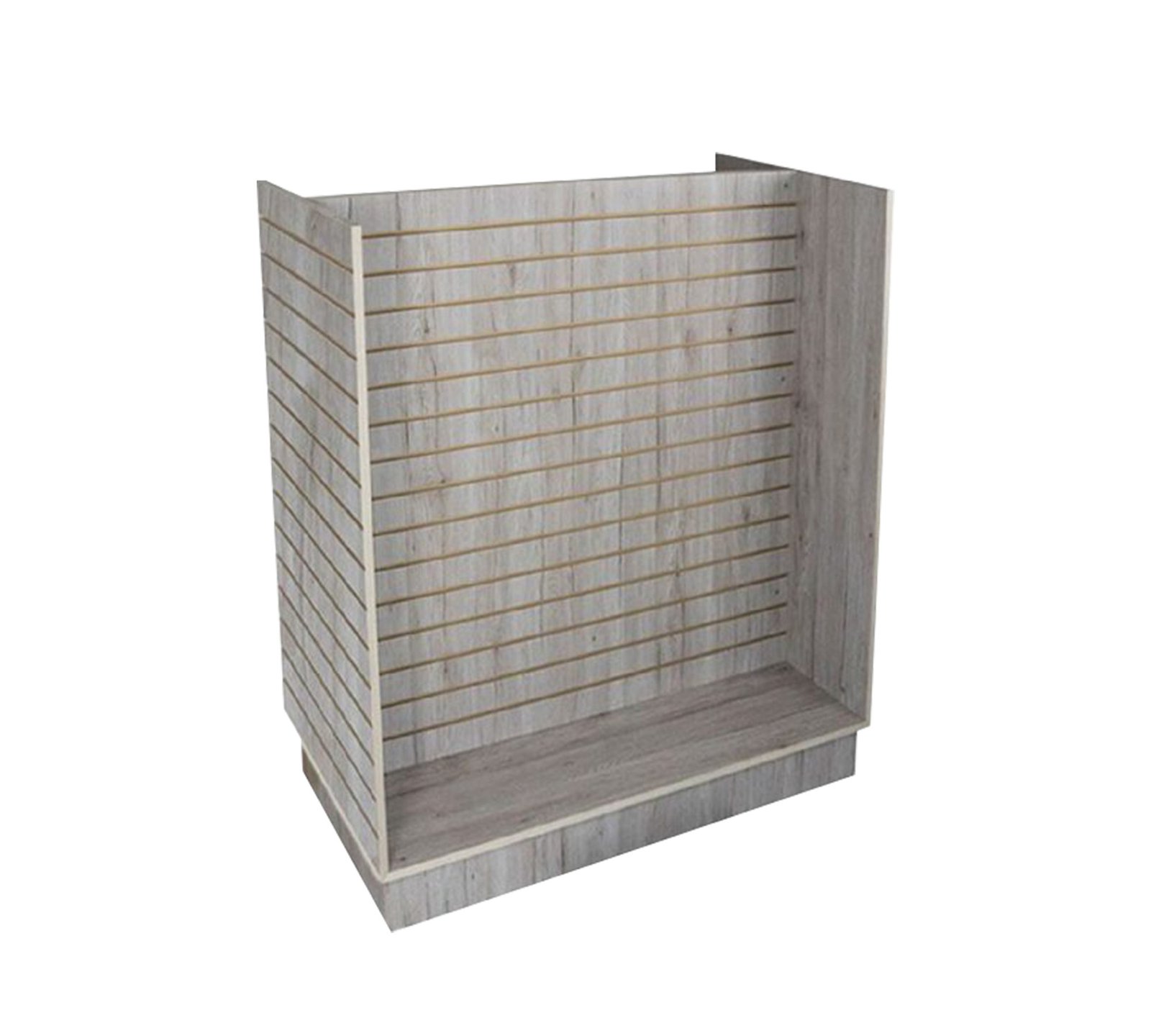 H-Unit Slatwall Gondola Display with 4-Sided Slatwalls